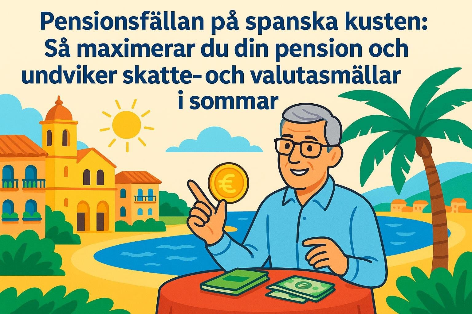 Pensionsfällan på spanska kusten: Så maximerar du din pension och undviker skatte- och valutasmällar i sommar