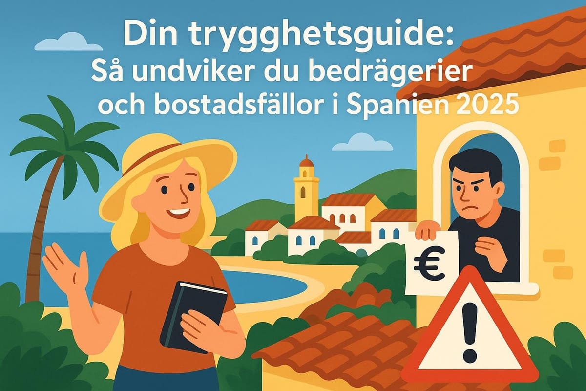 Din trygghetsguide: Så undviker du bedrägerier och bostadsfällor i Spanien 2025