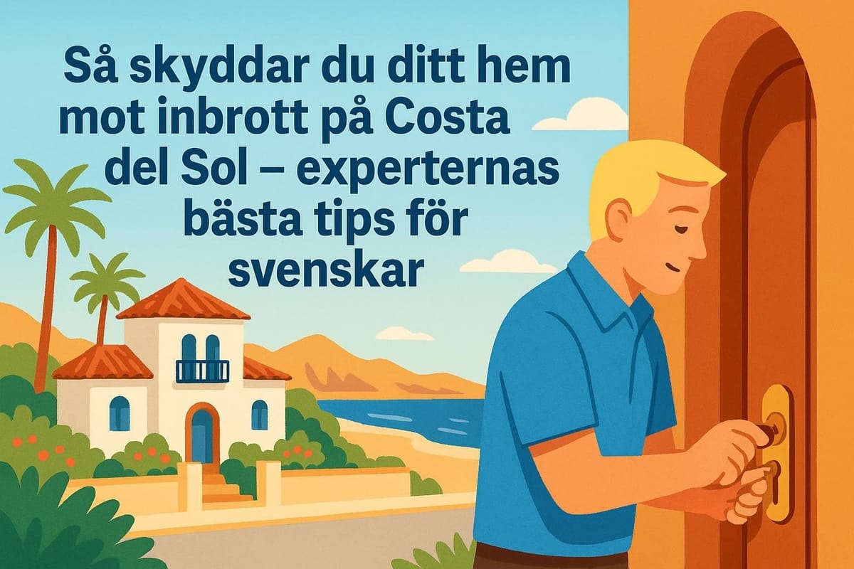 Så skyddar du ditt hem mot inbrott på Costa del Sol – experternas bästa tips för svenskar
