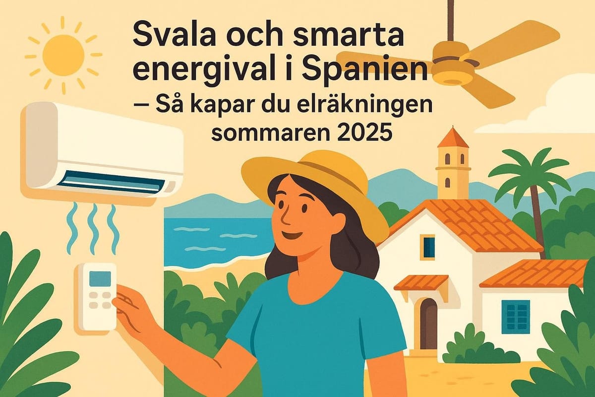 Svala och smarta energival i Spanien – Så kapar du elräkningen sommaren 2025