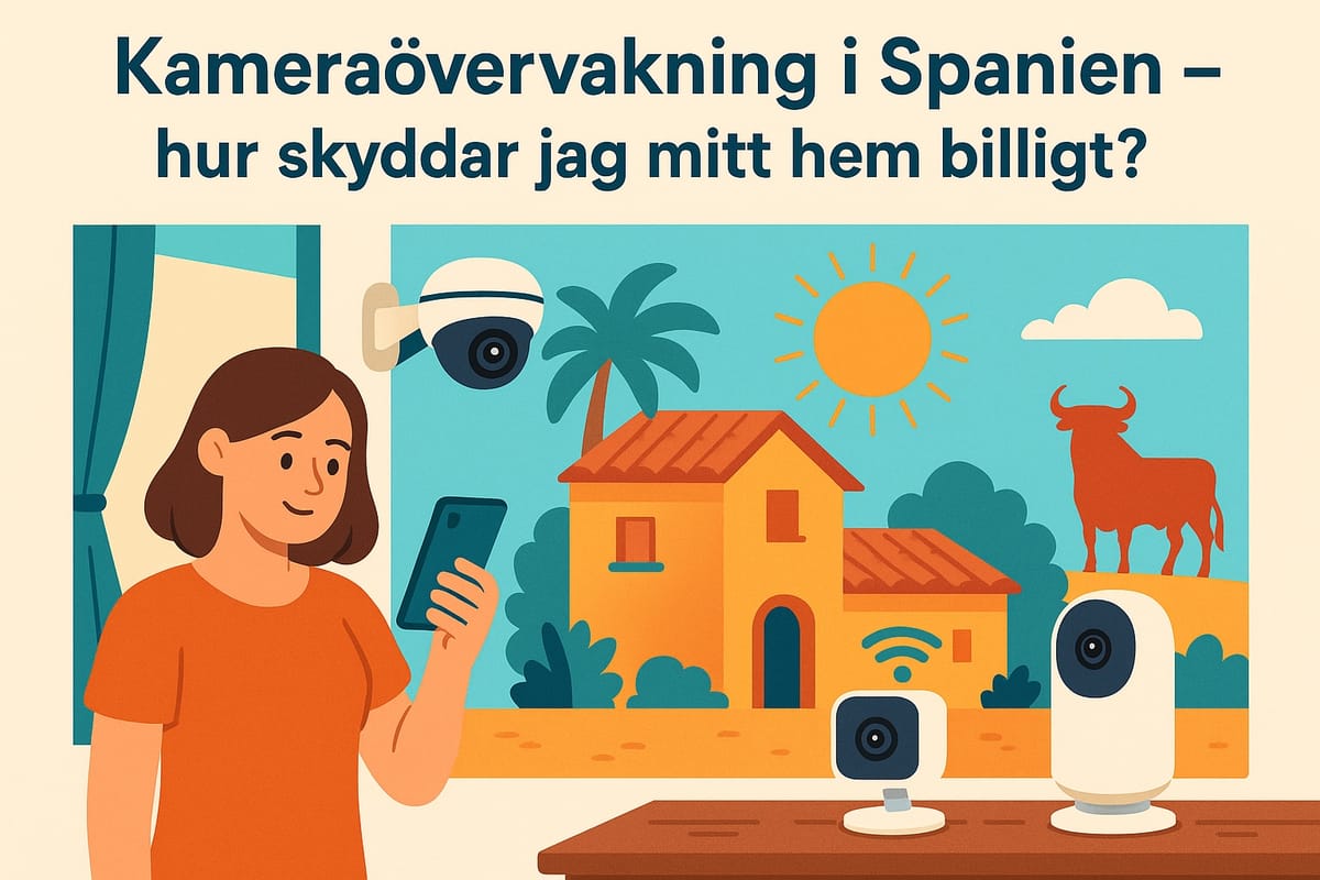 Kameraövervakning i Spanien – så skyddar du ditt hem billigt
