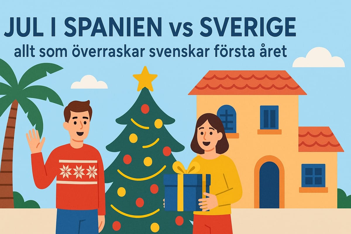 Jul i Spanien vs Sverige – allt som överraskar svenskar första året