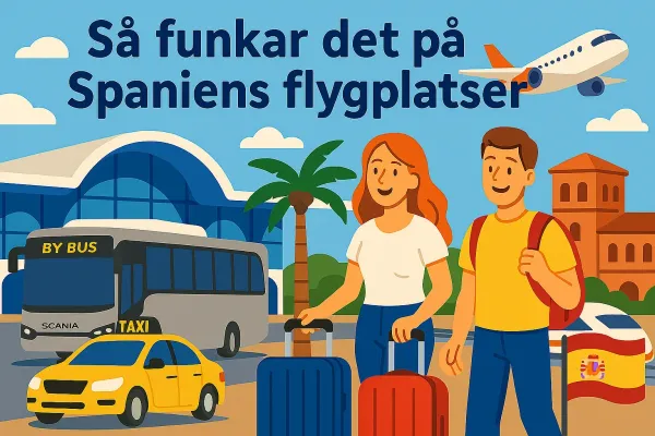 Så funkar det på Spaniens flygplatser – transfer, taxi, Uber och fällor att undvika