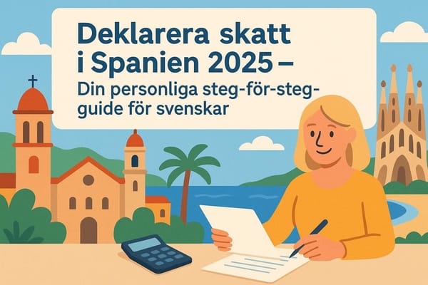 Deklarera skatt i Spanien 2025 – Din personliga steg-för-steg-guide för svenskar