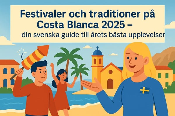 Festivaler och traditioner på Costa Blanca 2025 – din svenska guide till årets bästa upplevelser