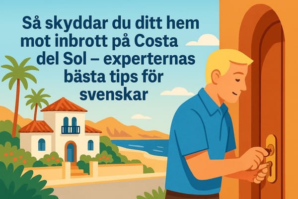 Så skyddar du ditt hem mot inbrott på Costa del Sol – experternas bästa tips för svenskar