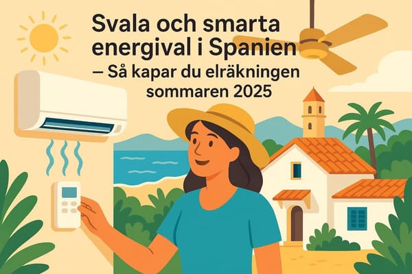 Svala och smarta energival i Spanien – Så kapar du elräkningen sommaren 2025