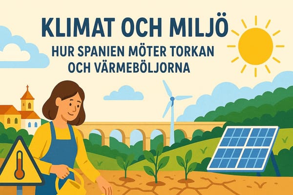 Klimat och miljö – Hur Spanien möter torkan och värmeböljorna