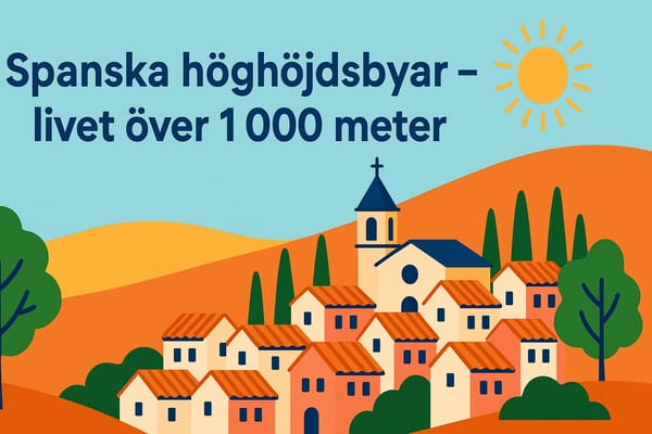 Spanska höghöjdsbyar – livet över 1 000 meter