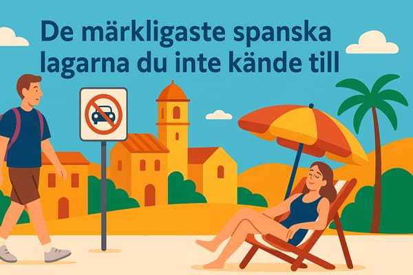 De märkligaste spanska lagarna du inte kände till