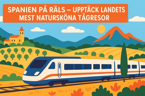 Spanien på räls – upptäck landets mest natursköna tågresor